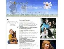 Tablet Screenshot of pets4ever.org.uk
